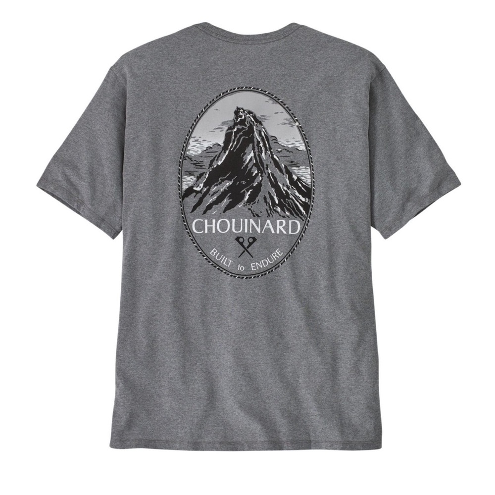 NWT Patagonia Men's Chouinard Pocket Short Sleeve T-Shirt. Size Small.